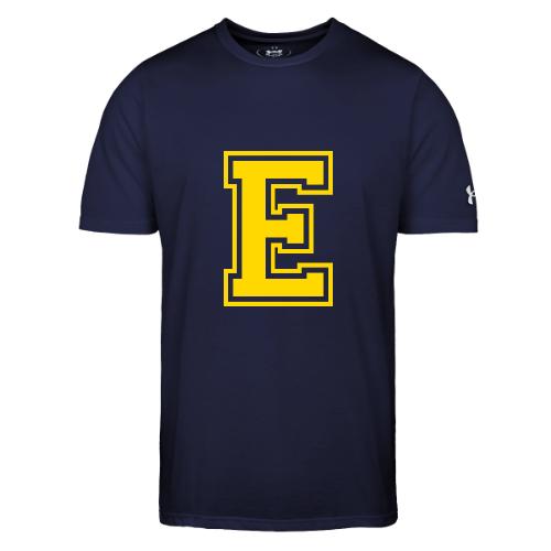 Letter E – Capital Athletic Alphabet Monogram - Under Armour Men's Athletic 2.0 T-Shirt