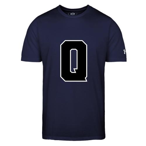 Varsity Letter Q Collegiate Font Graphic - Under Armour Men's Athletic 2.0 T-Shirt