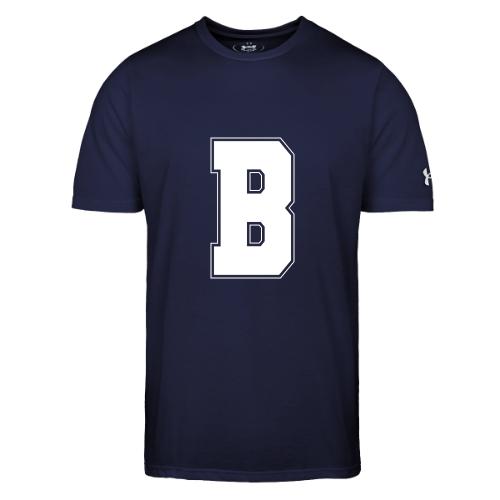 White Letter B – Varsity Alphabet Monogram - Under Armour Men's Athletic 2.0 T-Shirt