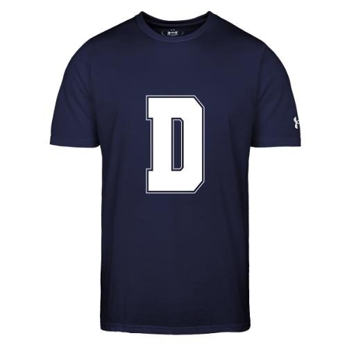 White Letter D – Varsity Alphabet Monogram - Under Armour Men's Athletic 2.0 T-Shirt