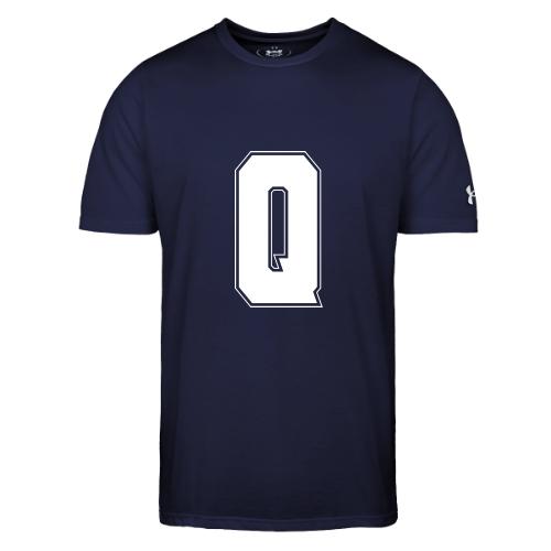 White Letter Q – Varsity Alphabet Monogram - Under Armour Men's Athletic 2.0 T-Shirt