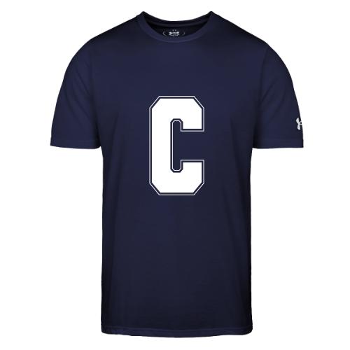 White Letter C – Varsity Alphabet Monogram - Under Armour Men's Athletic 2.0 T-Shirt
