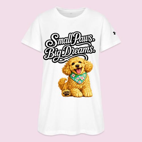 Small Paws Big Dreams Goldendoodle Puppy - Under Armour Women's Athletic 2.0 T-Shirt