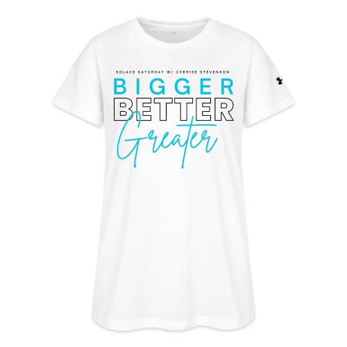 BIGGER BETTER GREATER - Under Armour Women's Athletic 2.0 T-Shirt