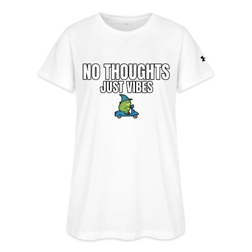 No Thoughts Just Vibes Funny Frog Shirt - Under Armour Women's Athletic 2.0 T-Shirt