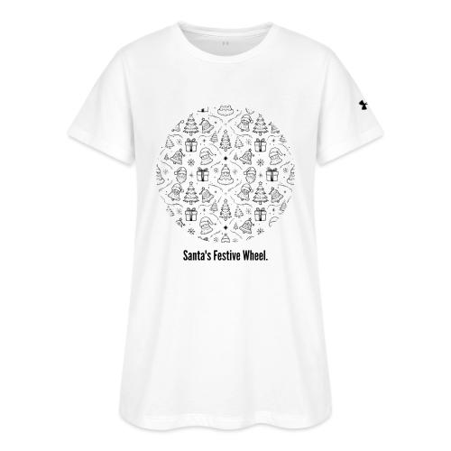 Santa's Festive Wheel T-Shirt - Under Armour Women's Athletic 2.0 T-Shirt