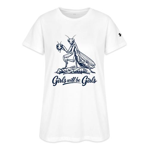 Girls Will Be Girls Praying Mantis Humor - Under Armour Women's Athletic 2.0 T-Shirt