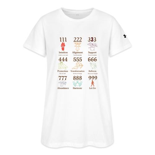 Mystic Angel Numbers Spiritual Symbols on Gildan - Under Armour Women's Athletic 2.0 T-Shirt