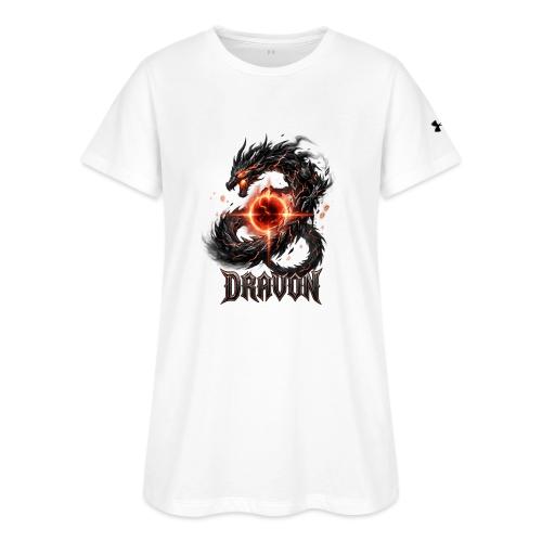 Dravon Fire Dragon Dark Fantasy Graphic T-Shirt - Under Armour Women's Athletic 2.0 T-Shirt