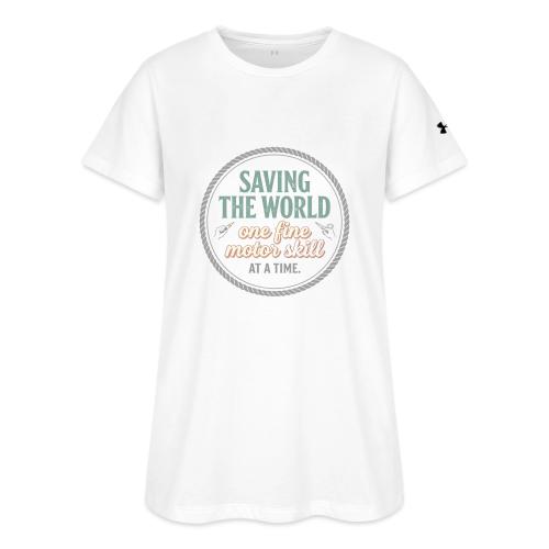 Saving the World: Fine Motor Skills Hero - Under Armour Women's Athletic 2.0 T-Shirt