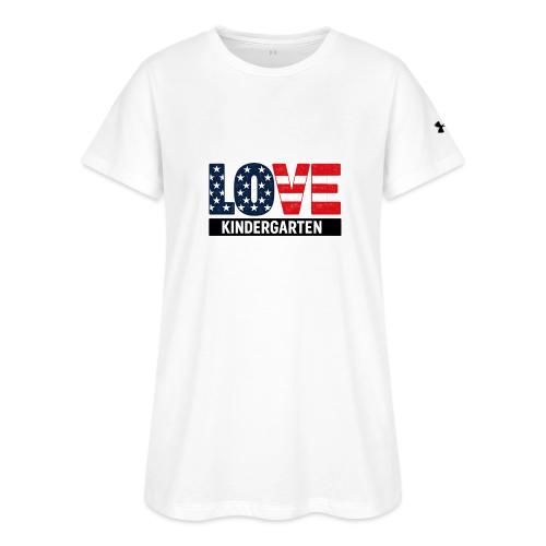 Love Kindergarten Patriotic Graduation - Under Armour Women's Athletic 2.0 T-Shirt