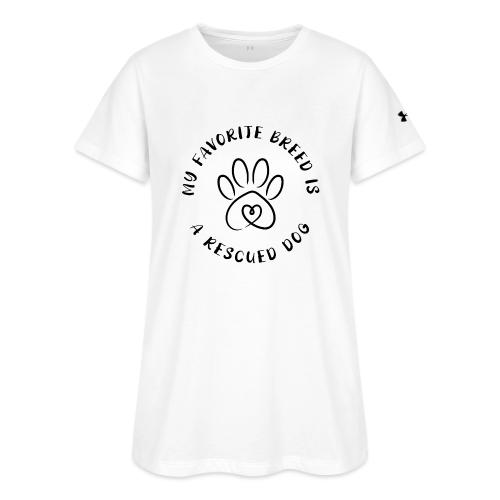 Favorite breed? Rescued dog! - Under Armour Women's Athletic 2.0 T-Shirt