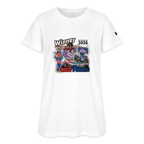 Rico Abreu #LetsRaceTwo Winner - Under Armour Women's Athletic 2.0 T-Shirt