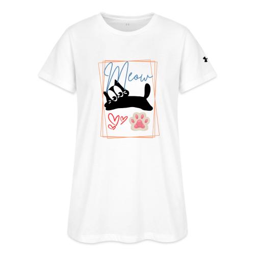 Meow Cat Paw Cute Kitty Lover Design - Under Armour Women's Athletic 2.0 T-Shirt