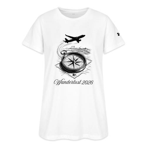 Wanderlust 2026 T-Shirt | Minimalist Travel Plane - Under Armour Women's Athletic 2.0 T-Shirt