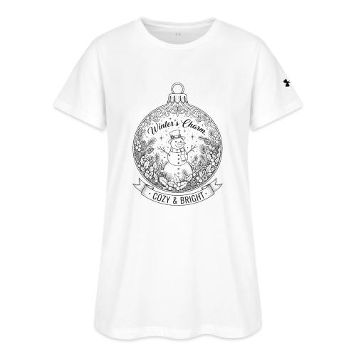 Festive Snowman T-Shirt - Under Armour Women's Athletic 2.0 T-Shirt