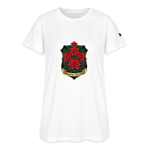 Poinsettia Crest T-Shirt - Under Armour Women's Athletic 2.0 T-Shirt