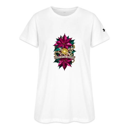 Queen of the Solstice Poinsettia T-Shirt - Under Armour Women's Athletic 2.0 T-Shirt