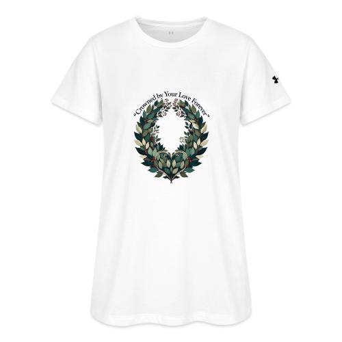 Crowned by Your Love Forever Laurel Wreath T-Shirt - Under Armour Women's Athletic 2.0 T-Shirt