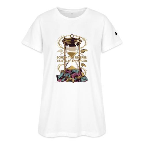 Screen Time Referee T Shirt, Fair Play Enforcer - Under Armour Women's Athletic 2.0 T-Shirt