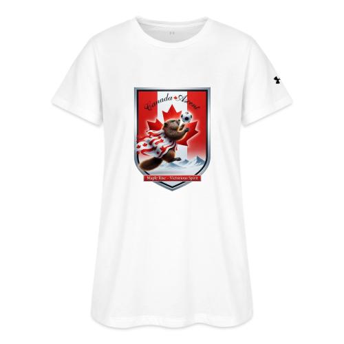 Canada Beaver Ascent T-Shirt, Canadian Pride Gift - Under Armour Women's Athletic 2.0 T-Shirt