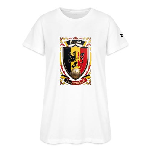 Belgium Lion Crest T-Shirt, Belgian Flag Gift - Under Armour Women's Athletic 2.0 T-Shirt
