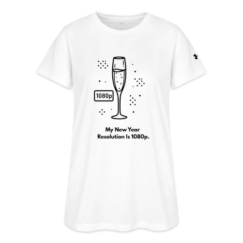 My New Year Resolution Is 1080p T-Shirt - Under Armour Women's Athletic 2.0 T-Shirt