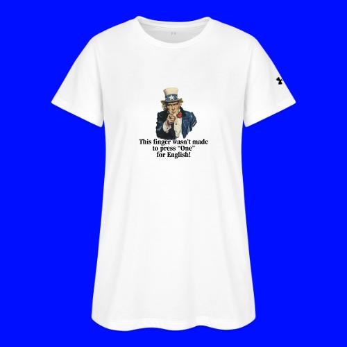Uncle Sam - Finger - Under Armour Women's Athletic 2.0 T-Shirt