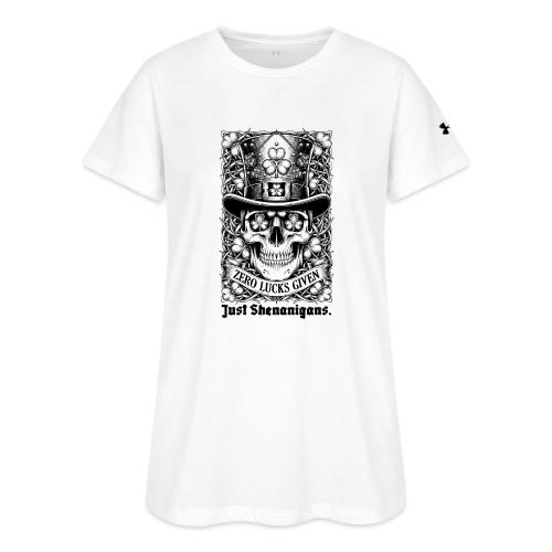 Salty Shamrock Skull T-Shirt - Under Armour Women's Athletic 2.0 T-Shirt