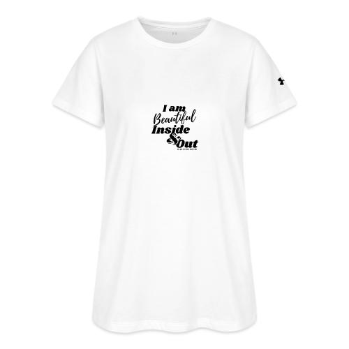 I am Beautiful - Inside and Out | Black Type - Under Armour Women's Athletic 2.0 T-Shirt