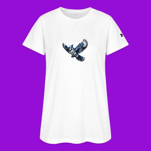 Silver Blue Jay in Flight - Under Armour Women's Athletic 2.0 T-Shirt