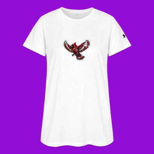 Silver Cardinal in Flight - Under Armour Women's Athletic 2.0 T-Shirt