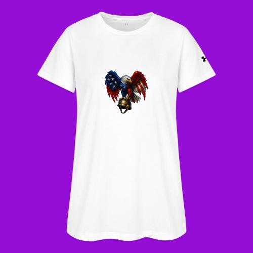 American Flag Bald Eagle - Helmet - Under Armour Women's Athletic 2.0 T-Shirt