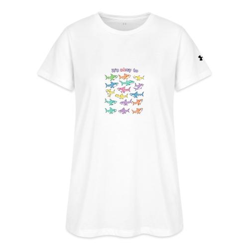 It’s Okay To – Cute Pastel Shark - Under Armour Women's Athletic 2.0 T-Shirt