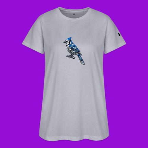 Silver Blue Jay on Perch + Flight Stages 2-print - Under Armour Women's Athletic 2.0 T-Shirt