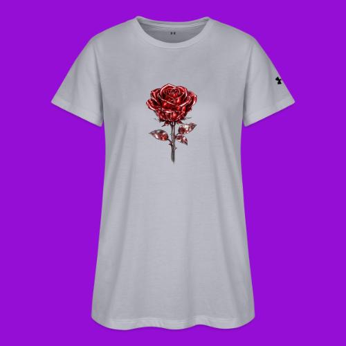 2 Set - Silver and Gold Roses - Under Armour Women's Athletic 2.0 T-Shirt