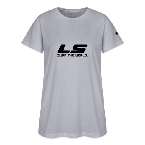 LS Swap The WORLD (Back and Front) - Under Armour Women's Athletic 2.0 T-Shirt