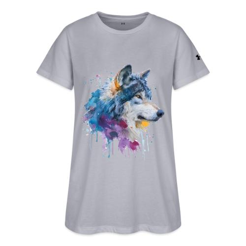 Splash-Art Wolf Head - Under Armour Women's Athletic 2.0 T-Shirt