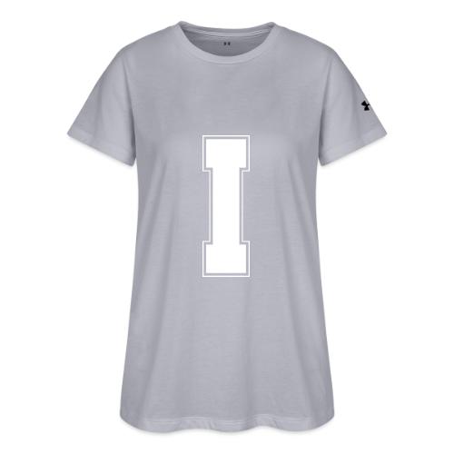 White Letter I – Varsity Alphabet Monogram - Under Armour Women's Athletic 2.0 T-Shirt