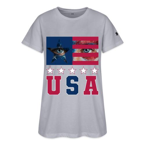 Stars and Vision USA - Under Armour Women's Athletic 2.0 T-Shirt