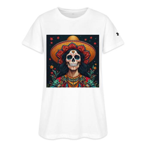 Charra Skull Art | Traditional Mexican Design - Under Armour Women's Athletic 2.0 T-Shirt
