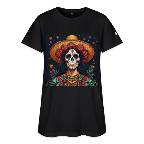 Charra Skull Art | Traditional Mexican Design - Under Armour Women's Athletic 2.0 T-Shirt