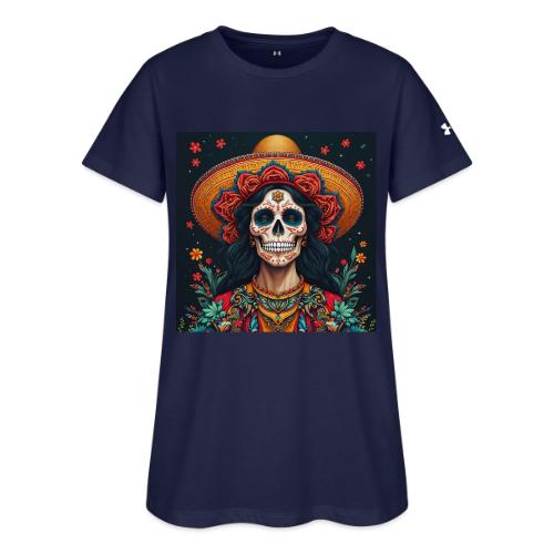 Charra Skull Art | Traditional Mexican Design - Under Armour Women's Athletic 2.0 T-Shirt