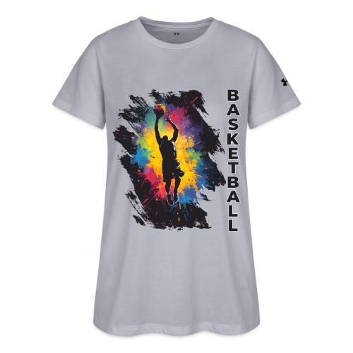 High Energy Basketball Paint Splatter Art - Under Armour Women's Athletic 2.0 T-Shirt