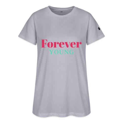 Forever Young Typography Design - Under Armour Women's Athletic 2.0 T-Shirt