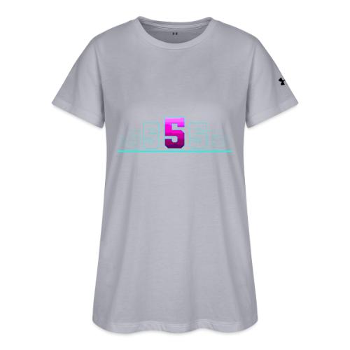 Number 5 in Magenta: Varsity Font - Under Armour Women's Athletic 2.0 T-Shirt