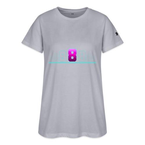 Number 8 in Magenta: Varsity Font - Under Armour Women's Athletic 2.0 T-Shirt