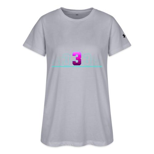 Number 3 in Magenta: Varsity Font - Under Armour Women's Athletic 2.0 T-Shirt