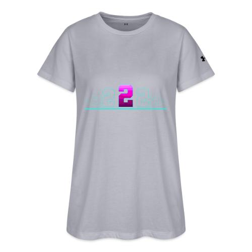 Number 2 in Magenta: Varsity Font - Under Armour Women's Athletic 2.0 T-Shirt