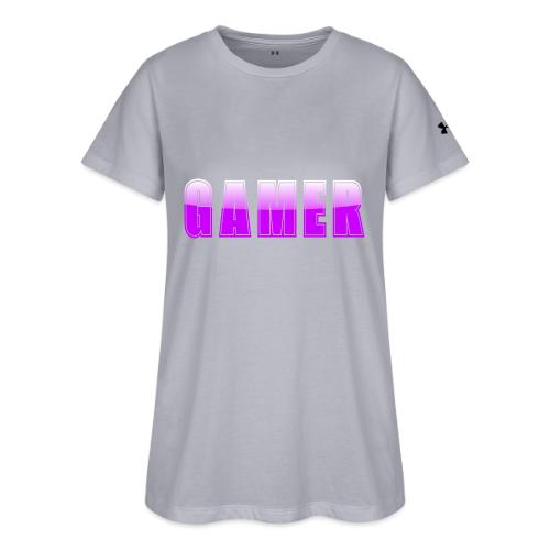 Gamer Purple Glossy Collegiate Design - Under Armour Women's Athletic 2.0 T-Shirt